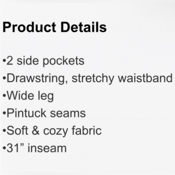 NWT! Target X Blogilates Women's Travel Trouser High-Rise Wide Leg Sweatpants M - Picture 8 of 9